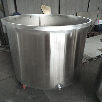 Big Capacity SS 304 Water Tank STEP Drawing Oil Storage Containers