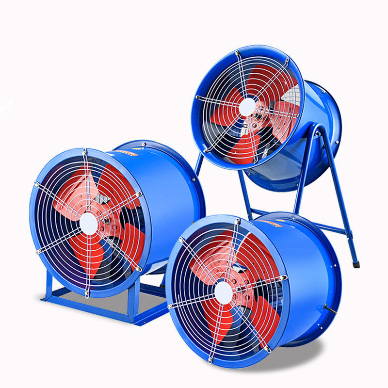 Etching Industrial Axial Flow Exhaust Fan 12 Inch Ventilation Customized