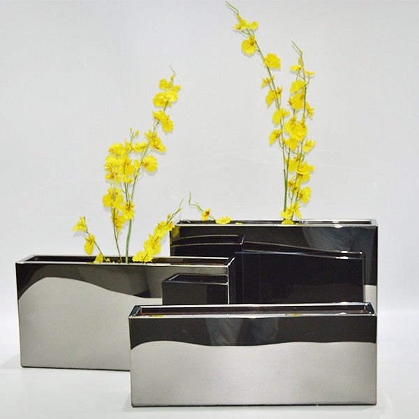 Custom Various Specifications Stainless Steel Metal Round Cylindrical Home Decor Floor Vases