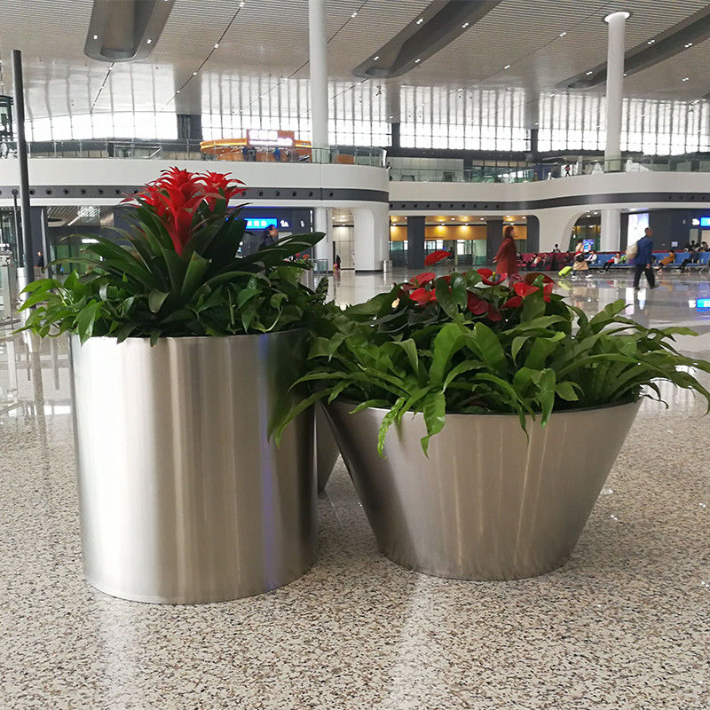 Stainless Steel Custom Flowerpot for Home Decor