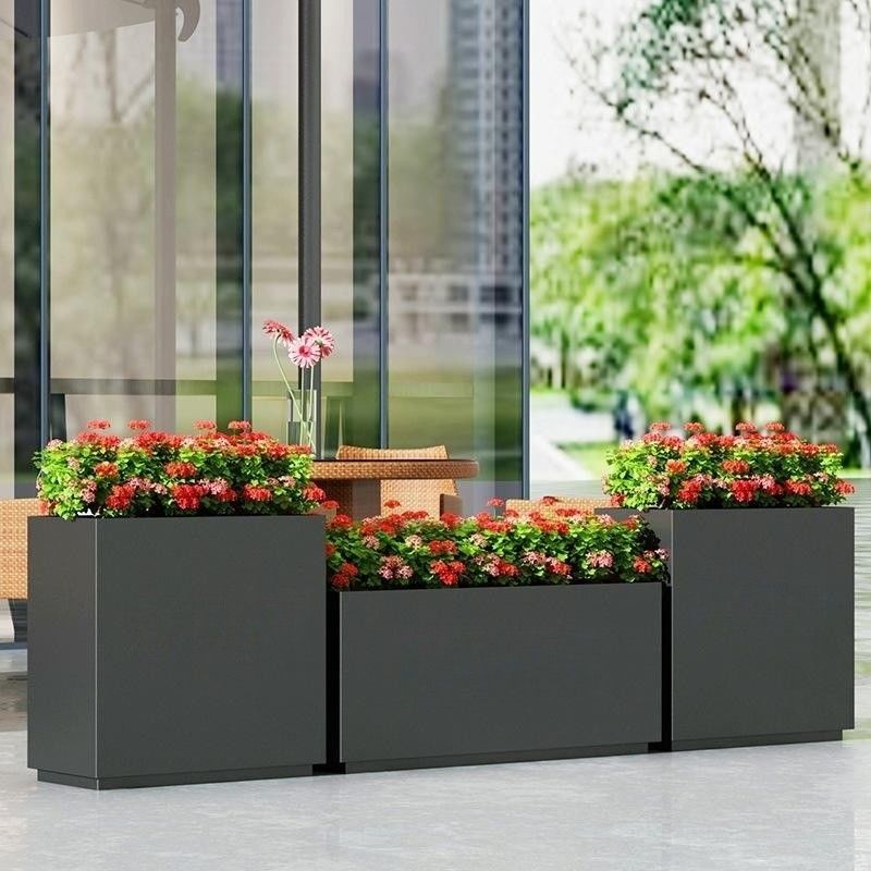 Stainless Steel Custom Flowerpot for Home Decor