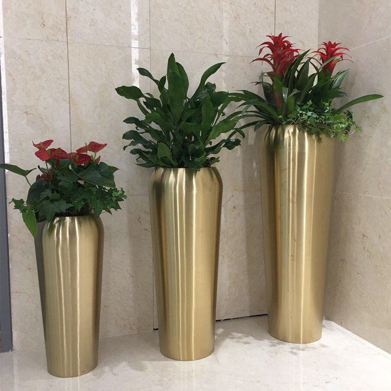 Stainless Steel Custom Flowerpot for Home Decor